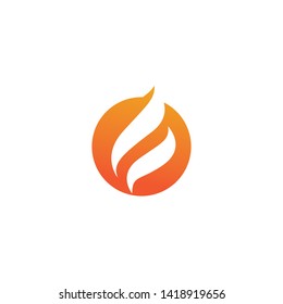 Fire flame vector illustration design template