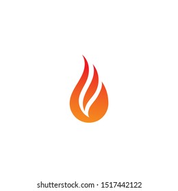 Fire flame vector illustration design template