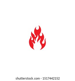 Fire flame vector illustration design template
