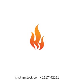 Fire flame vector illustration design template
