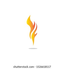Fire flame vector illustration design template
