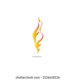 Fire flame vector illustration design template