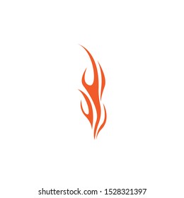 Fire flame vector illustration design template
