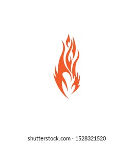 Fire flame vector illustration design template