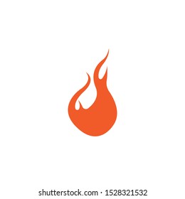 Fire flame vector illustration design template