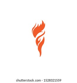 Fire flame vector illustration design template