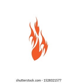 Fire flame vector illustration design template