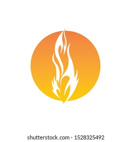 Fire flame vector illustration design template