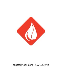 Fire flame vector illustration design template