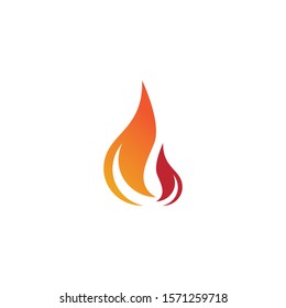 Fire flame vector illustration design template