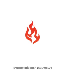 Fire flame vector illustration design template