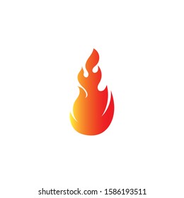 Fire flame vector illustration design template logo icone