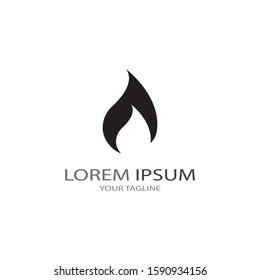 Fire flame vector illustration design template