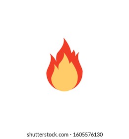 Fire flame vector illustration design template