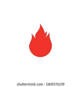 Fire flame vector illustration design template