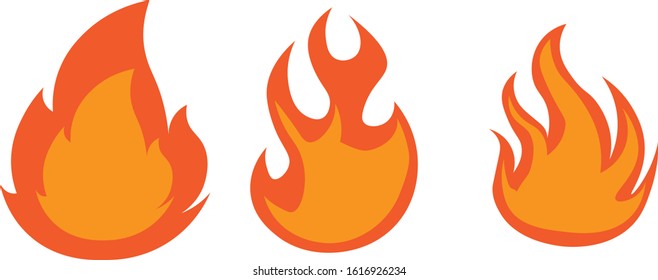 fire flame vector illustration design