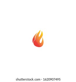 Fire flame vector illustration design template