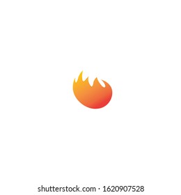 Fire flame vector illustration design template