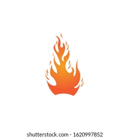 Fire flame vector illustration design template
