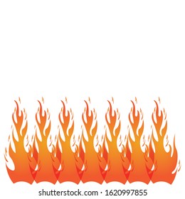 Fire flame vector illustration design template