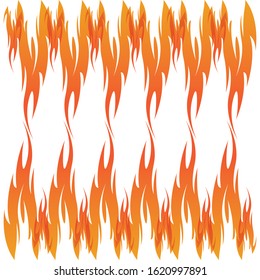 Fire flame vector illustration design template