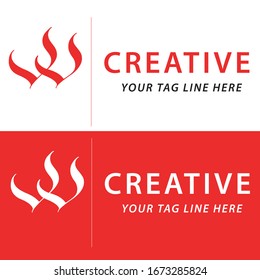 Fire flame vector illustration design template