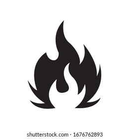 Fire flame vector illustration design template