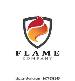 Design-Vektorillustration für Brandflamme