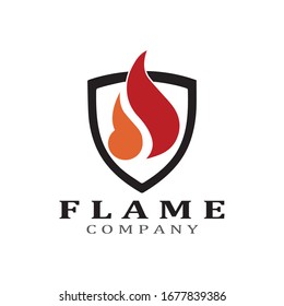 Fire flame vector illustration design template