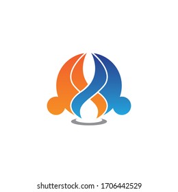 Fire flame vector illustration design template