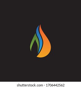 Design-Vektorillustration für Brandflamme