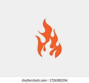Fire flame vector illustration design template
