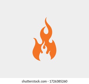 Fire flame vector illustration design template