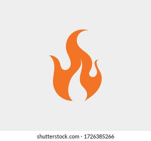 Fire flame vector illustration design template