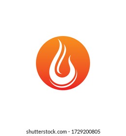 Fire flame vector illustration design template