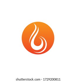 Fire flame vector illustration design template