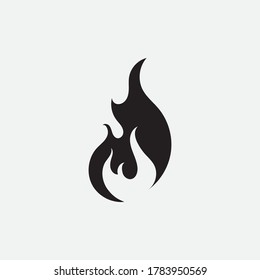 Fire flame vector illustration design template