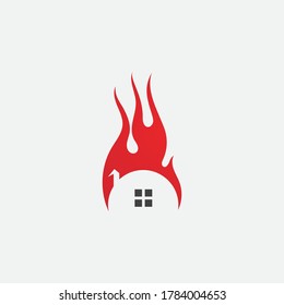 Fire flame vector illustration design template
