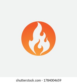 Fire flame vector illustration design template