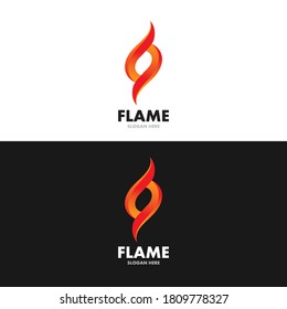 Fire flame vector illustration design template