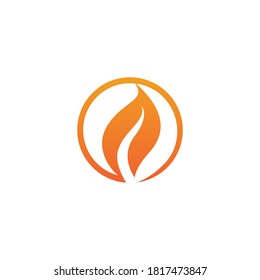 Fire flame vector illustration design template