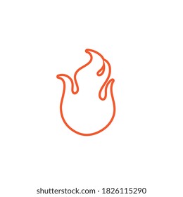 Feuerflamme, Vektorgrafik-Design