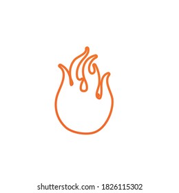 Fire flame vector illustration design