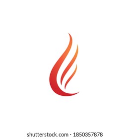 Fire flame vector illustration design template