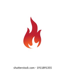 Fire flame vector illustration design template