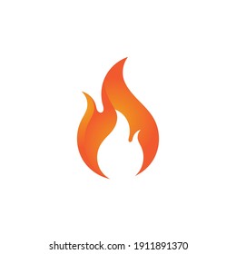 Fire flame vector illustration design template