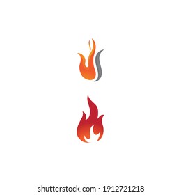 Fire flame vector illustration design template