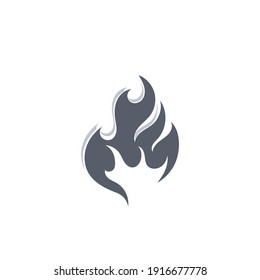 Fire flame vector illustration design template