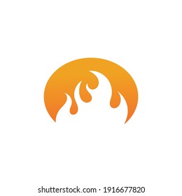 Fire flame vector illustration design template
