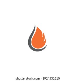 Fire flame vector illustration design template